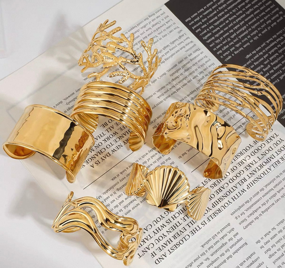 Nature Design Cuffs