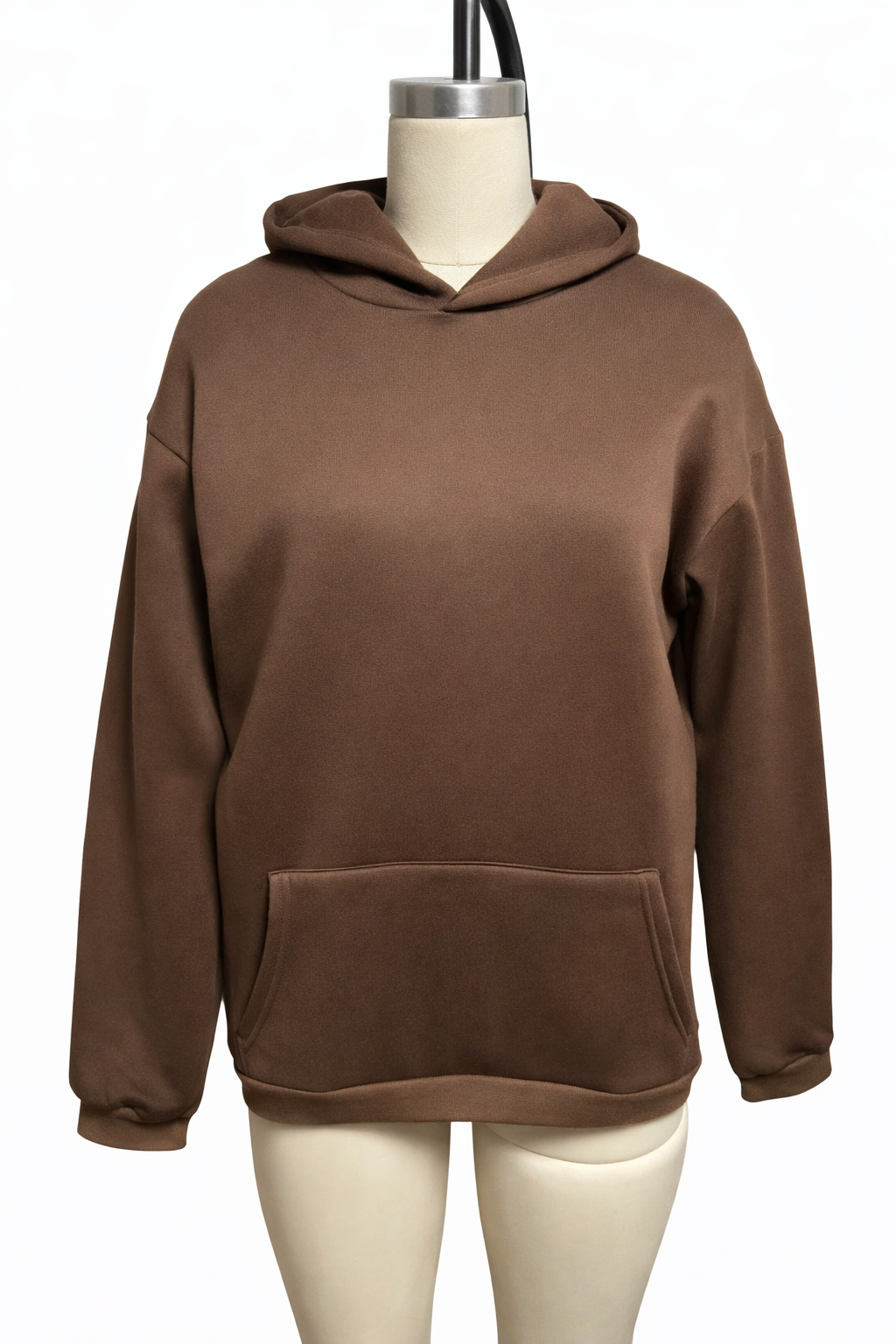 Brown Mesh Hoodie
