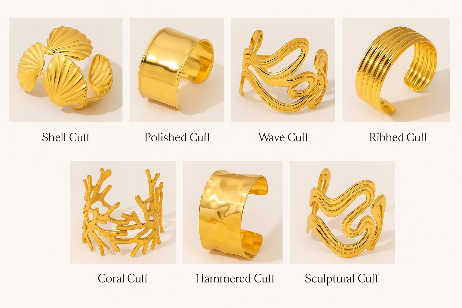 Nature Design Cuffs