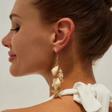 Tidal Treasures Charm Drop Earrings