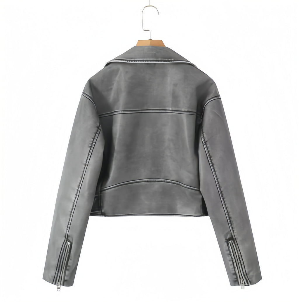 Midnight Moto Cropped Jacket