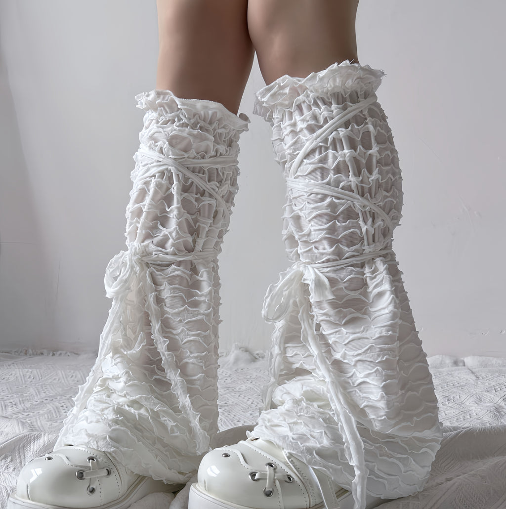 Coquette Ruffle Leg Warmers