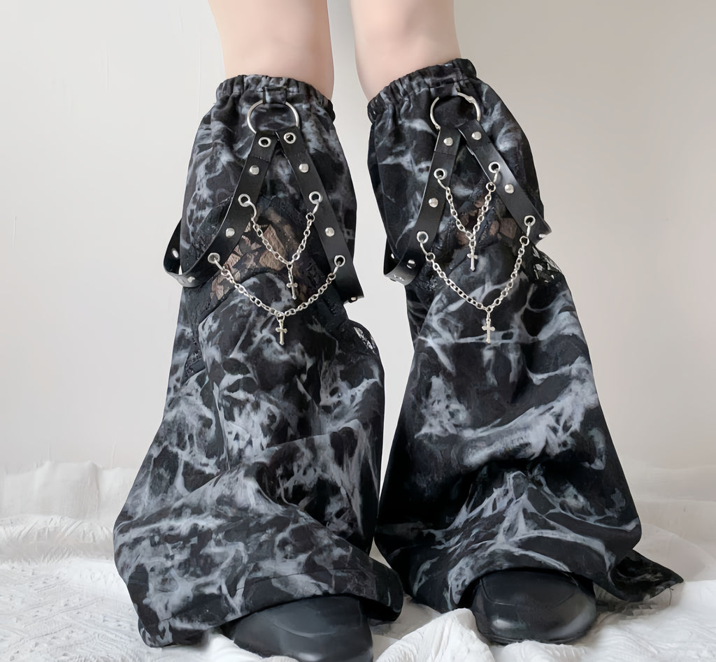 Chain Harness Leg Warmers