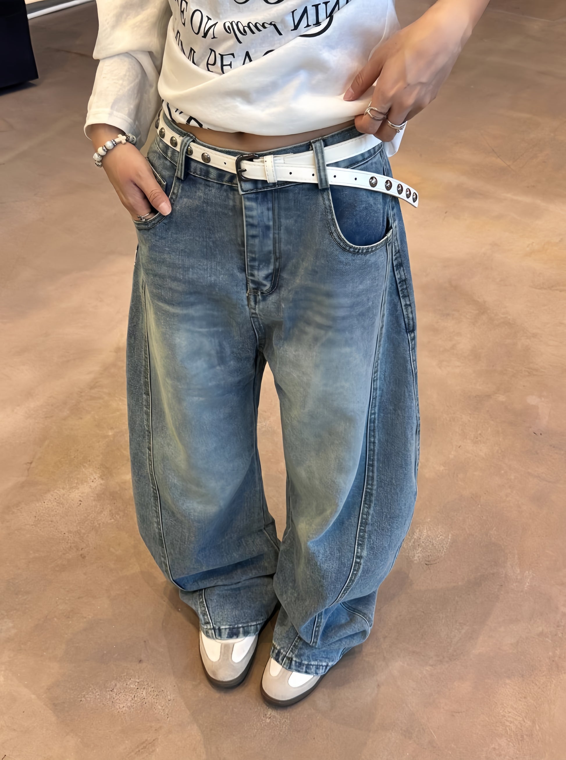 Echo Street Wide-Leg Jeans