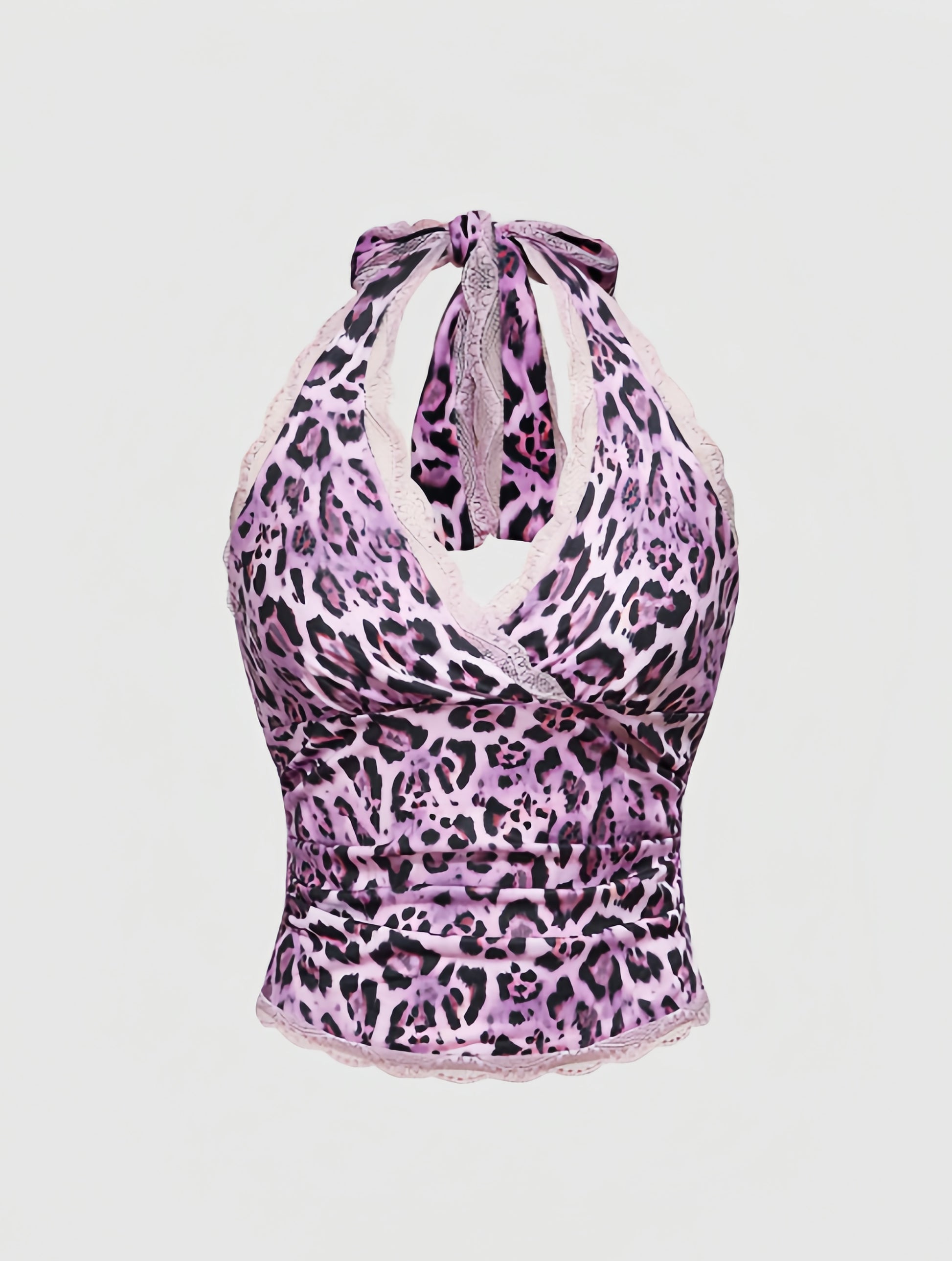 Wild Leopard Halter Top