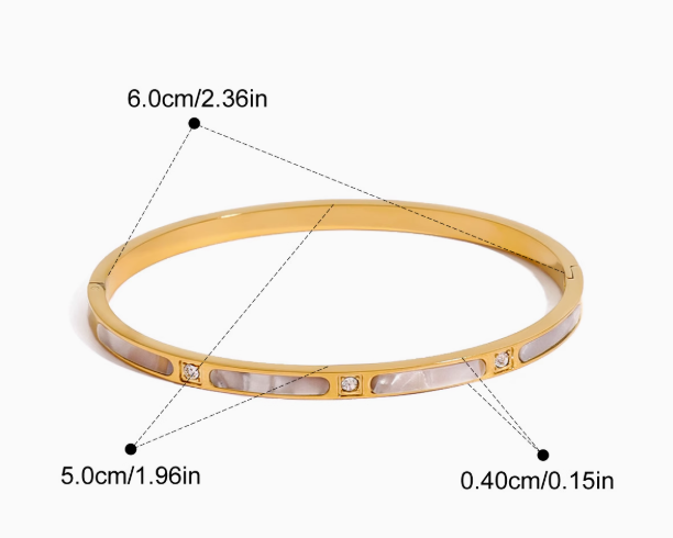 Golden Luxe Crystal Bangle Collection