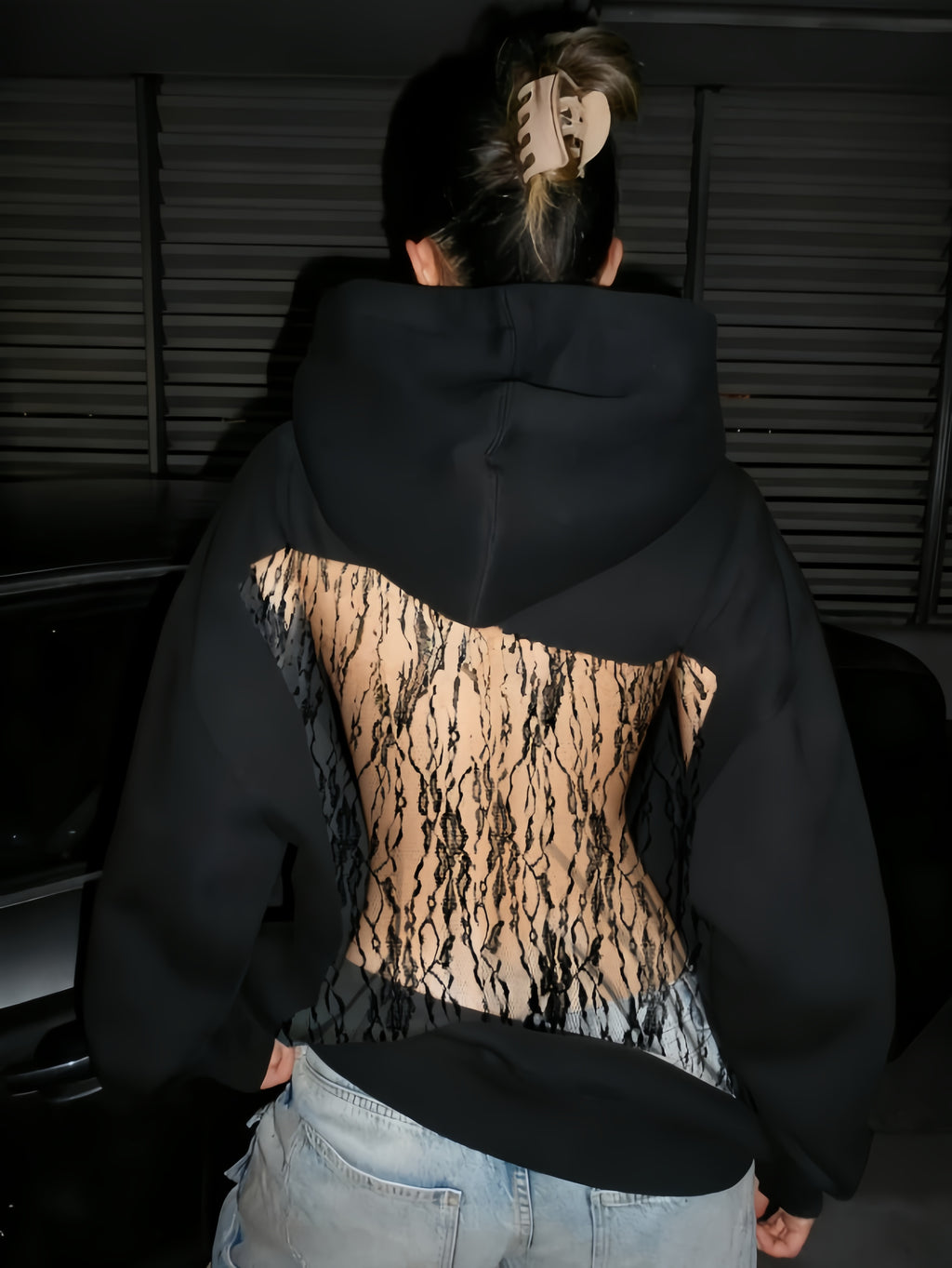 Backstage Mesh Hoodie