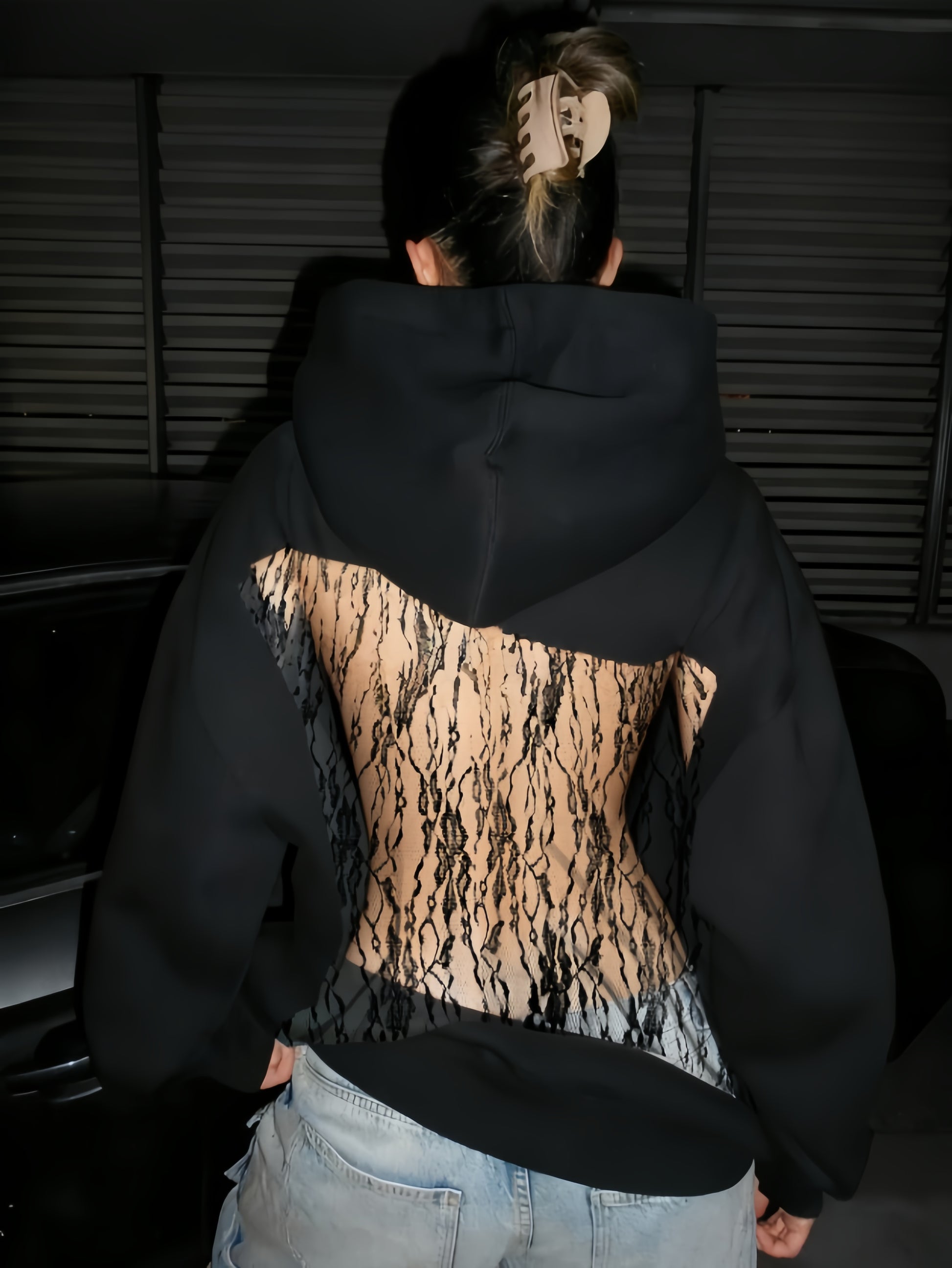 Backstage Mesh Hoodie