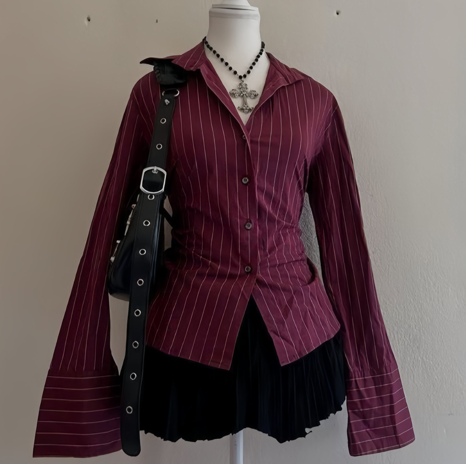 Contour Stripe Fitted Shirt